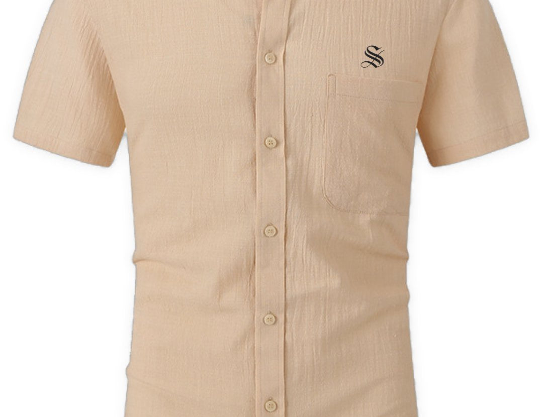 Csuna - Short Sleeves Shirt for Men - Sarman Fashion - Wholesale Clothing Fashion Brand for Men from Canada
