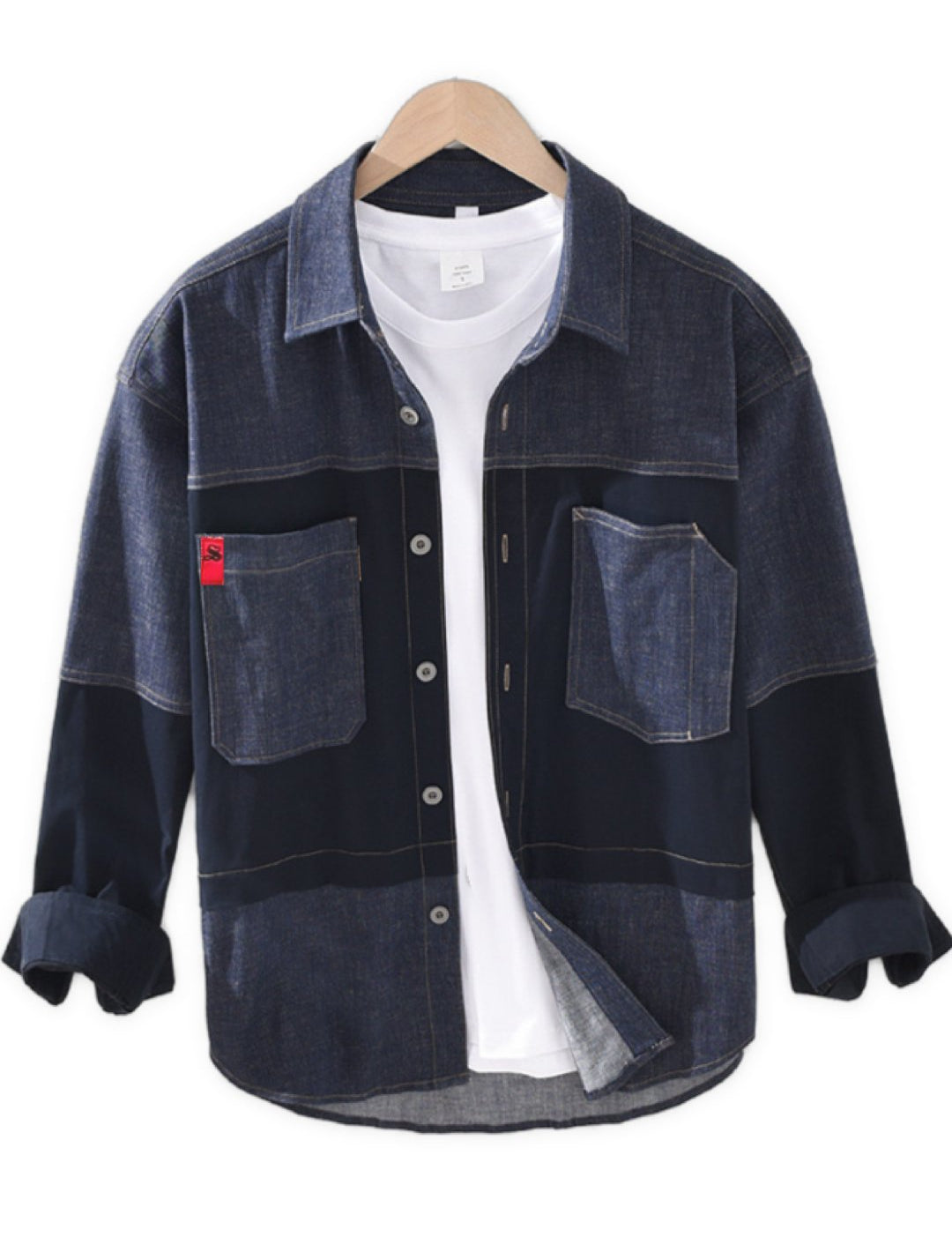 CVVT - Long Sleeves Shirt for Men - Sarman Fashion - Wholesale Clothing Fashion Brand for Men from Canada