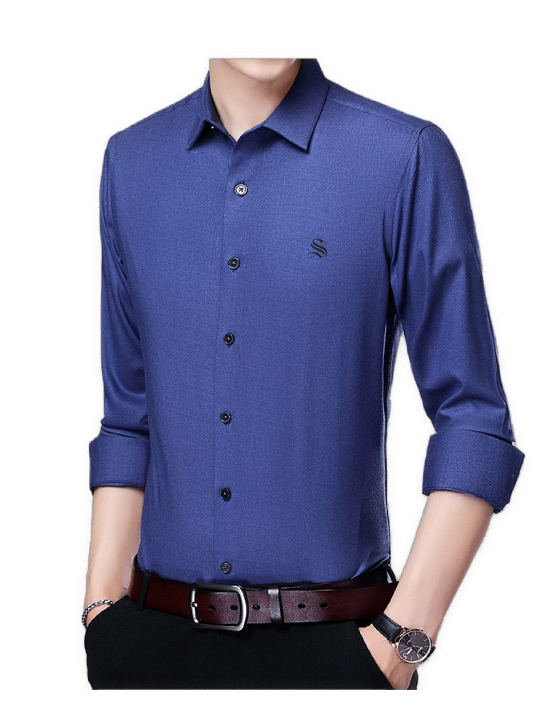 Dago - Long Sleeves Shirt for Men - Sarman Fashion - Wholesale Clothing Fashion Brand for Men from Canada