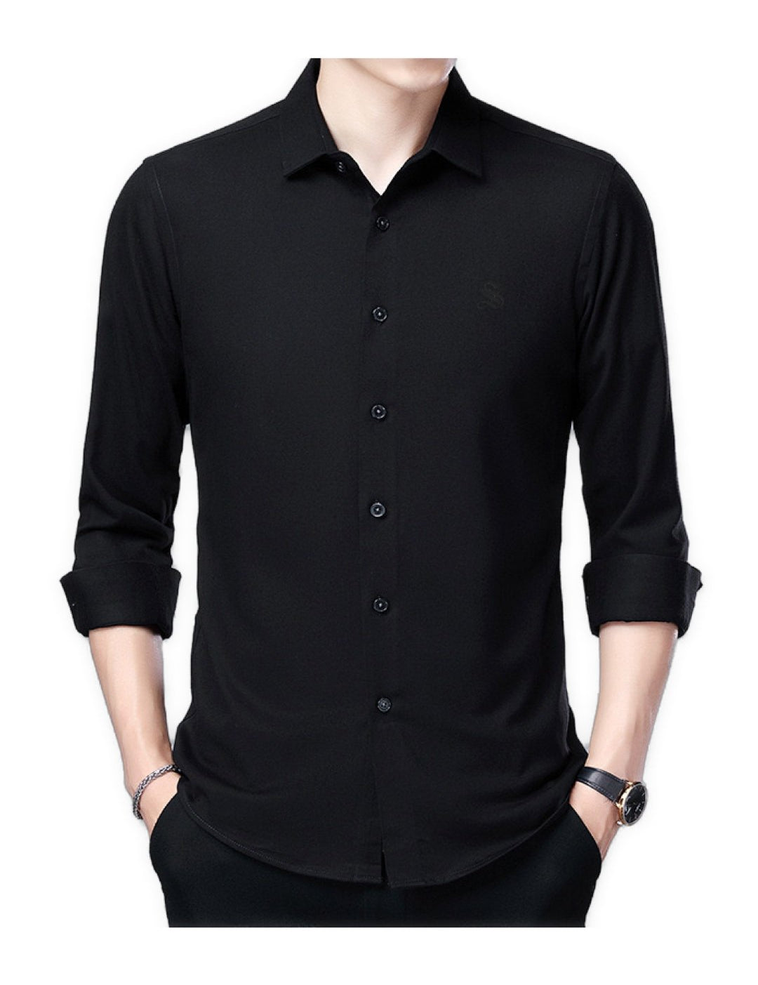 Dago - Long Sleeves Shirt for Men - Sarman Fashion - Wholesale Clothing Fashion Brand for Men from Canada