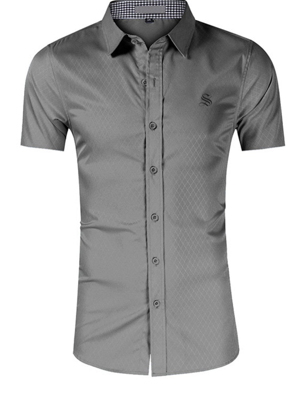 Damor - Short Sleeves Shirt for Men - Sarman Fashion - Wholesale Clothing Fashion Brand for Men from Canada