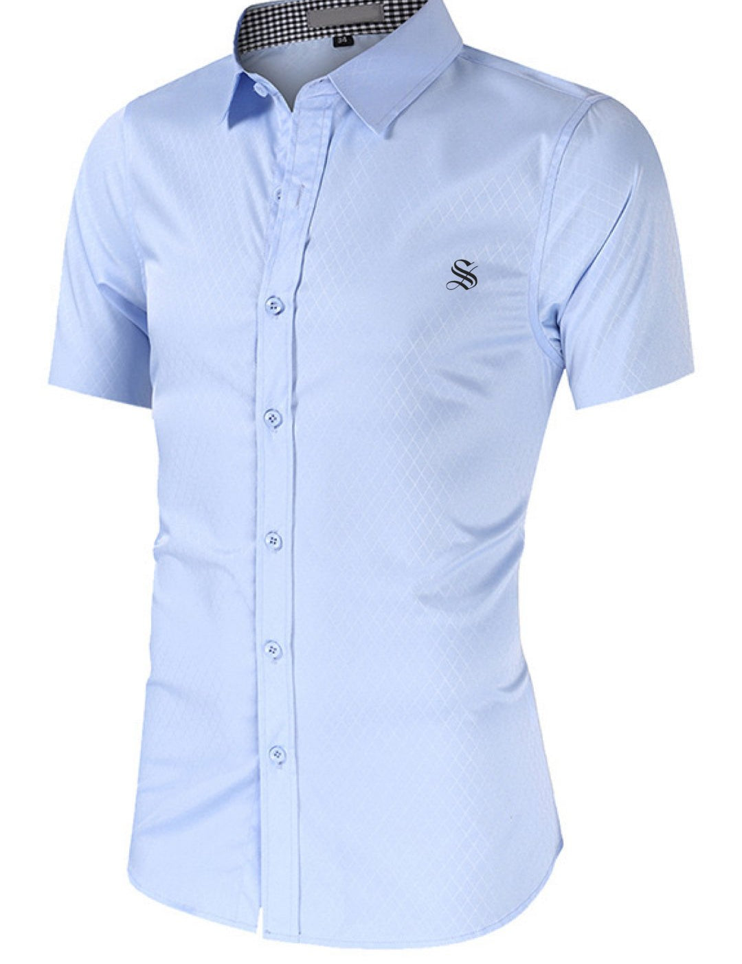 Damor - Short Sleeves Shirt for Men - Sarman Fashion - Wholesale Clothing Fashion Brand for Men from Canada