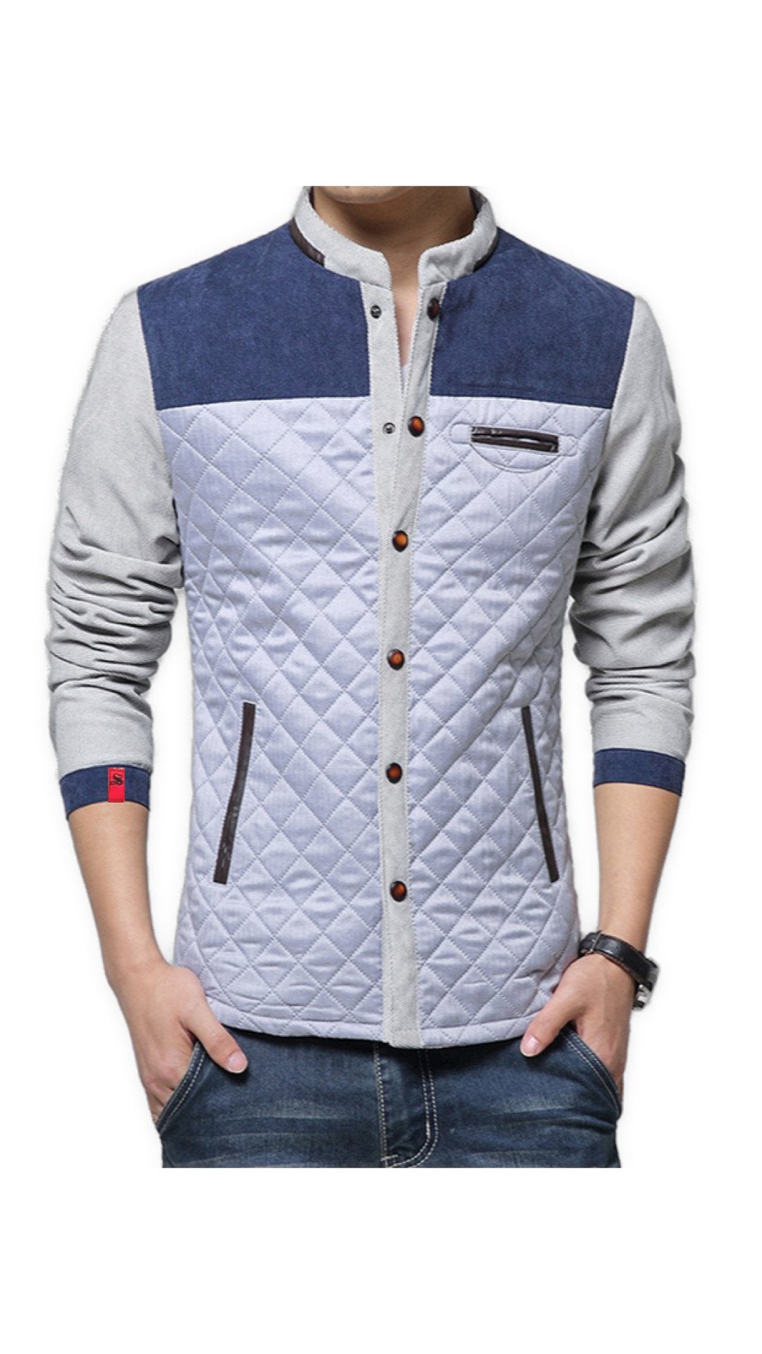 DDHD - Long Sleeve Jacket for Men - Sarman Fashion - Wholesale Clothing Fashion Brand for Men from Canada