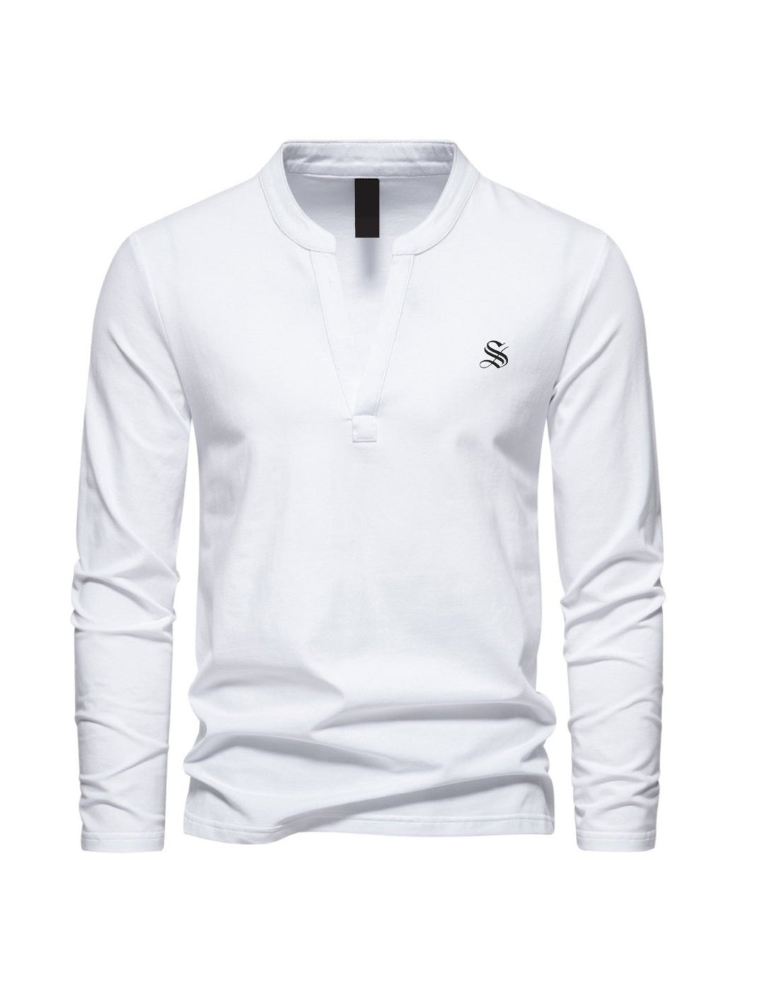 Deep V - Long Sleeves Shirt for Men - Sarman Fashion - Wholesale Clothing Fashion Brand for Men from Canada