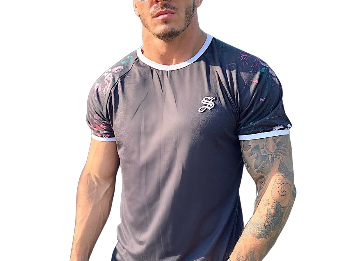Defender - Dark Blue T-shirt for Men - Sarman Fashion - Wholesale Clothing Fashion Brand for Men from Canada