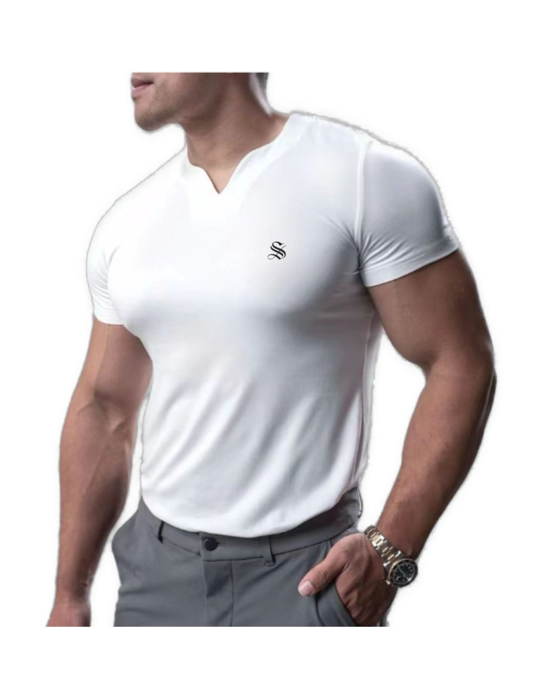 Delguma - T-Shirt for Men - Sarman Fashion - Wholesale Clothing Fashion Brand for Men from Canada