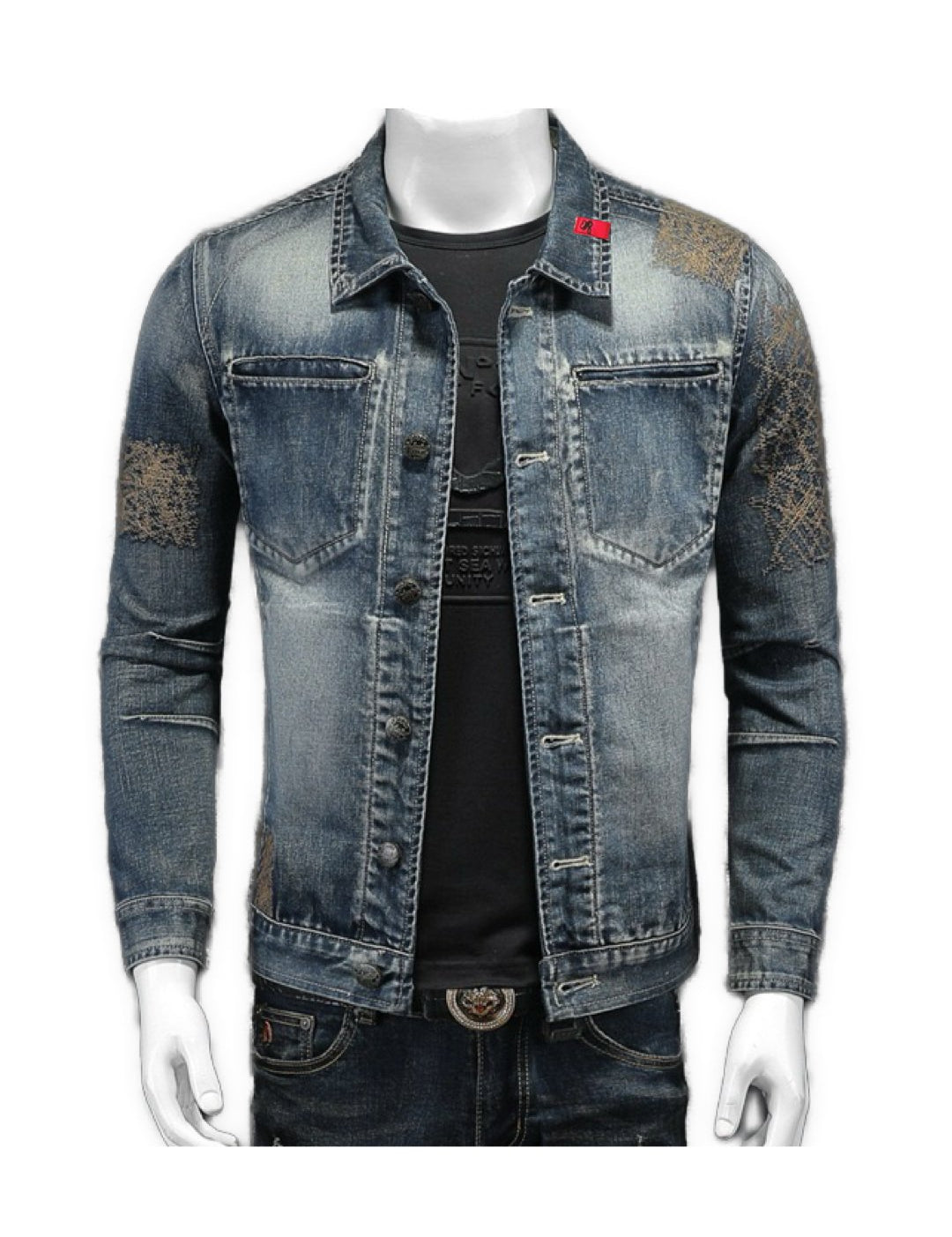 DHUMA - Long Sleeve Jeans Jacket for Men - Sarman Fashion - Wholesale Clothing Fashion Brand for Men from Canada