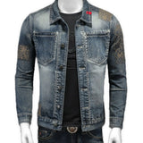 DHUMA - Long Sleeve Jeans Jacket for Men - Sarman Fashion - Wholesale Clothing Fashion Brand for Men from Canada