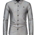 Disco- Long Sleeves Shirt for Men - Sarman Fashion - Wholesale Clothing Fashion Brand for Men from Canada