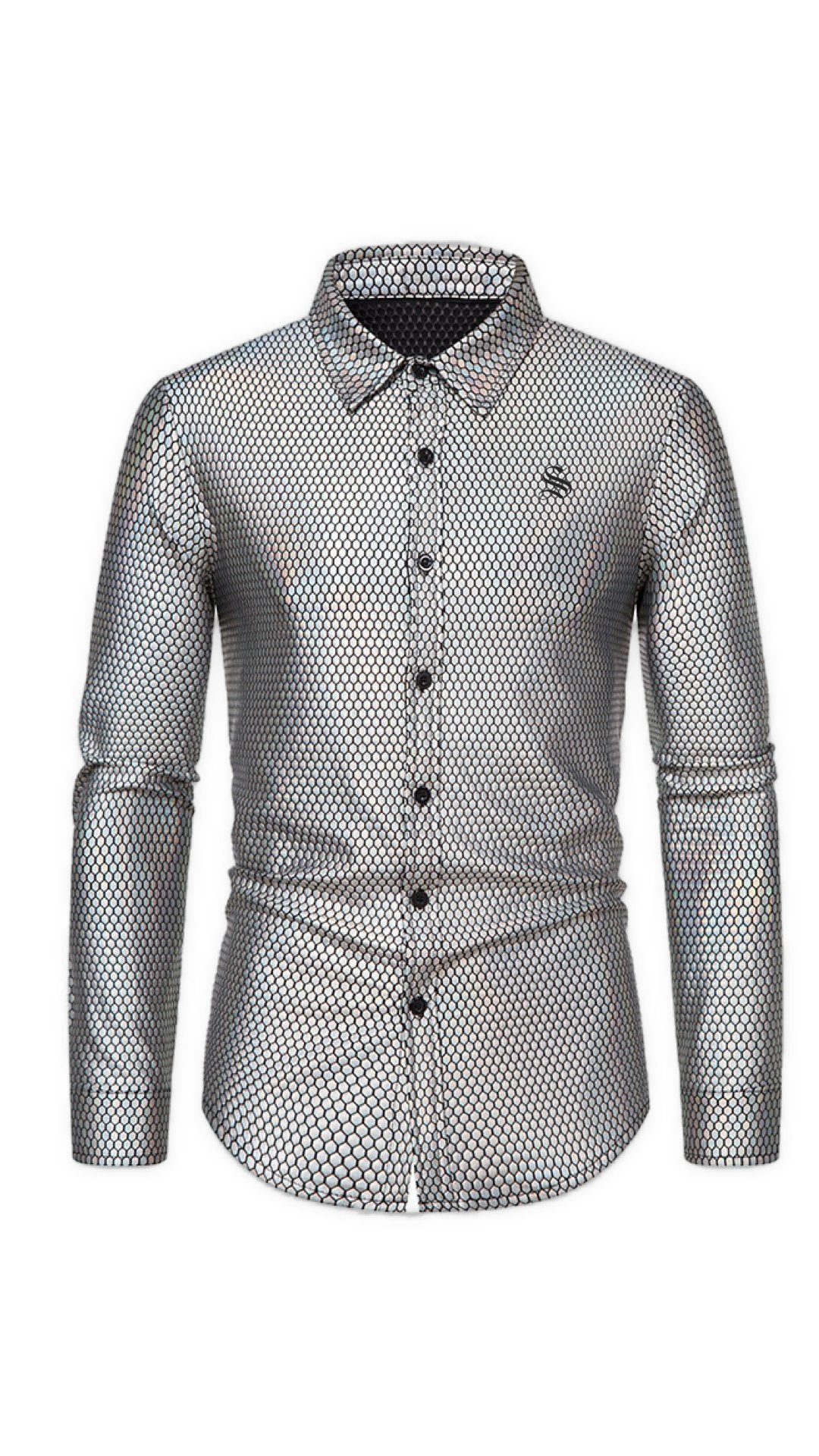 Disco- Long Sleeves Shirt for Men - Sarman Fashion - Wholesale Clothing Fashion Brand for Men from Canada