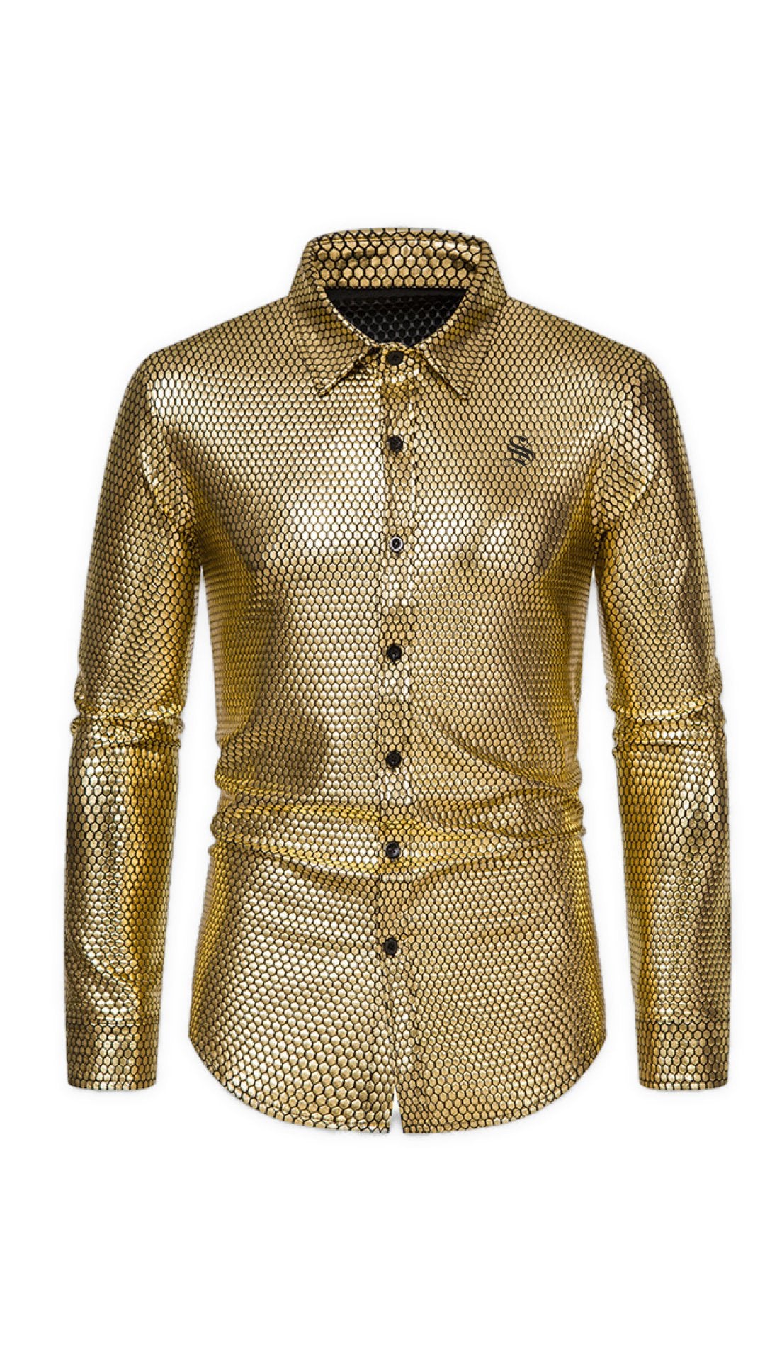 Disco- Long Sleeves Shirt for Men - Sarman Fashion - Wholesale Clothing Fashion Brand for Men from Canada