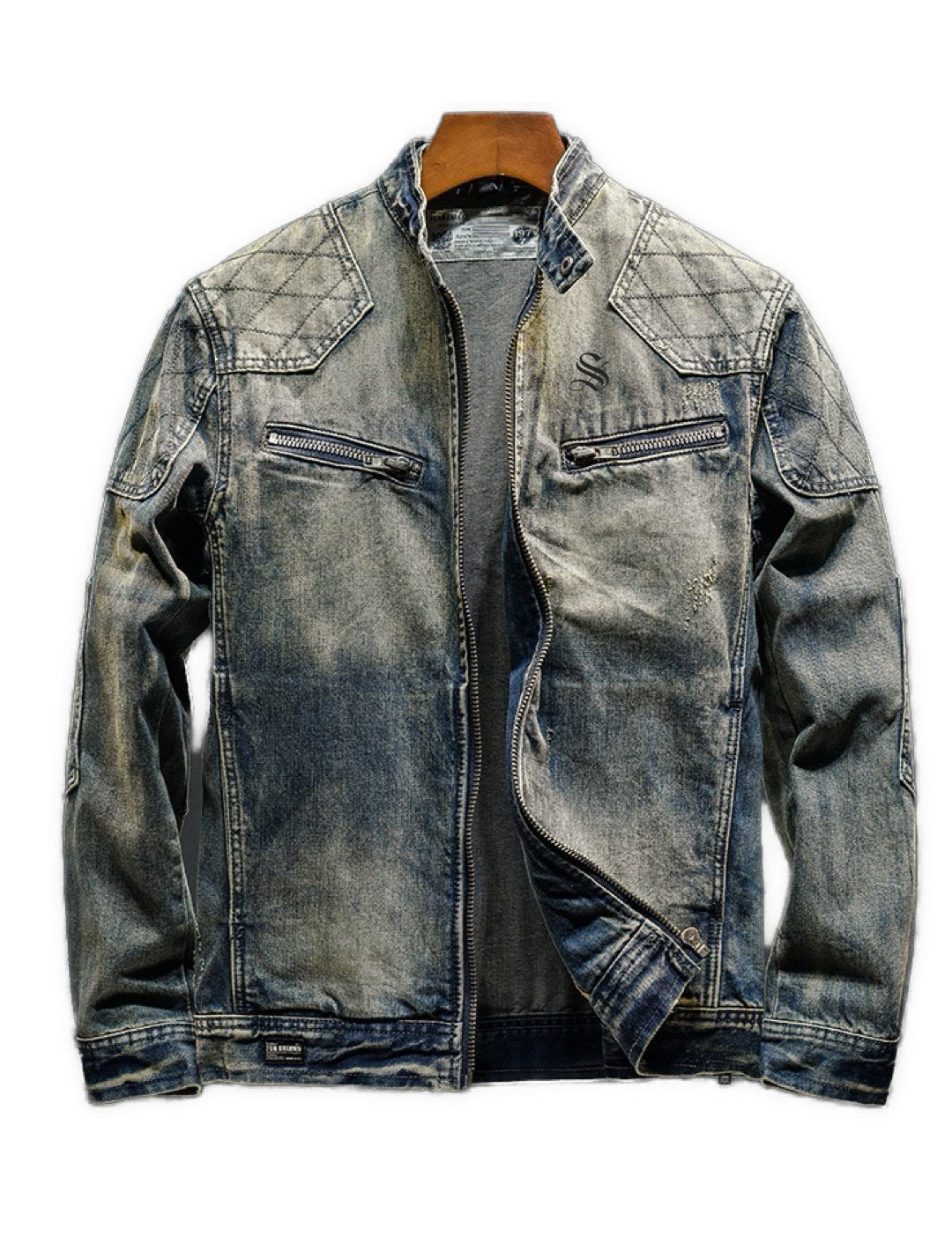 DNKL - Long Sleeve Jeans Jacket for Men - Sarman Fashion - Wholesale Clothing Fashion Brand for Men from Canada
