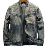 DNKL - Long Sleeve Jeans Jacket for Men - Sarman Fashion - Wholesale Clothing Fashion Brand for Men from Canada