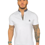 Dom 1 - White T-shirt for Men - Sarman Fashion - Wholesale Clothing Fashion Brand for Men from Canada