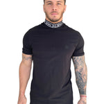 Dom 2 - Black T-shirt for Men - Sarman Fashion - Wholesale Clothing Fashion Brand for Men from Canada