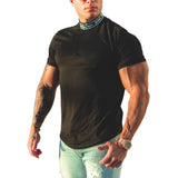 Dom 2 - Black T-shirt for Men - Sarman Fashion - Wholesale Clothing Fashion Brand for Men from Canada