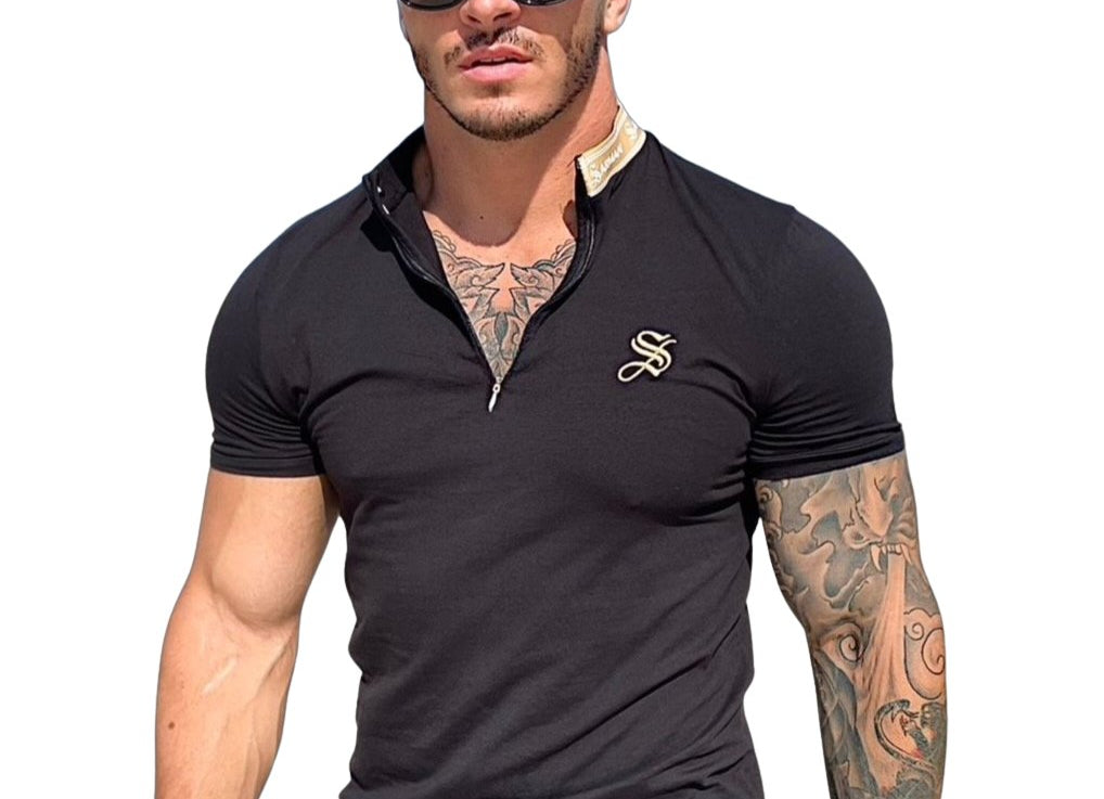 Domination - Black T-shirt for Men - Sarman Fashion - Wholesale Clothing Fashion Brand for Men from Canada