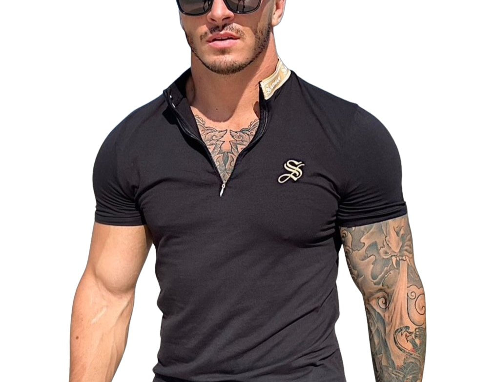 Domination - Black T-shirt for Men - Sarman Fashion - Wholesale Clothing Fashion Brand for Men from Canada