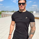 Domination - Black T-shirt for Men - Sarman Fashion - Wholesale Clothing Fashion Brand for Men from Canada