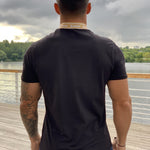 Domination - Black T-shirt for Men (PRE-ORDER DISPATCH DATE 25 SEPTEMBER) - Sarman Fashion - Wholesale Clothing Fashion Brand for Men from Canada
