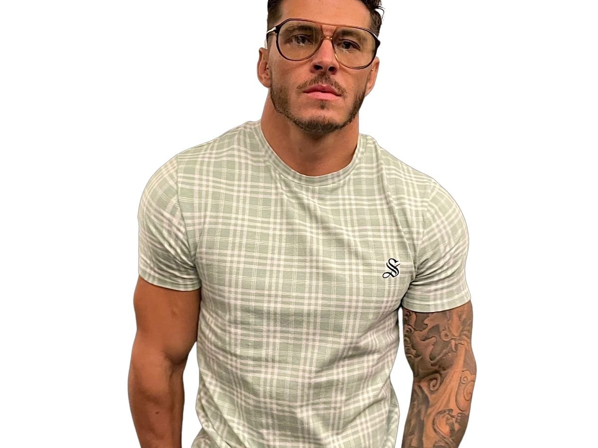 Dove - Green/White Men’s T-Shirt (PRE-ORDER DISPATCH DATE 1 JULY 2022) - Sarman Fashion - Wholesale Clothing Fashion Brand for Men from Canada