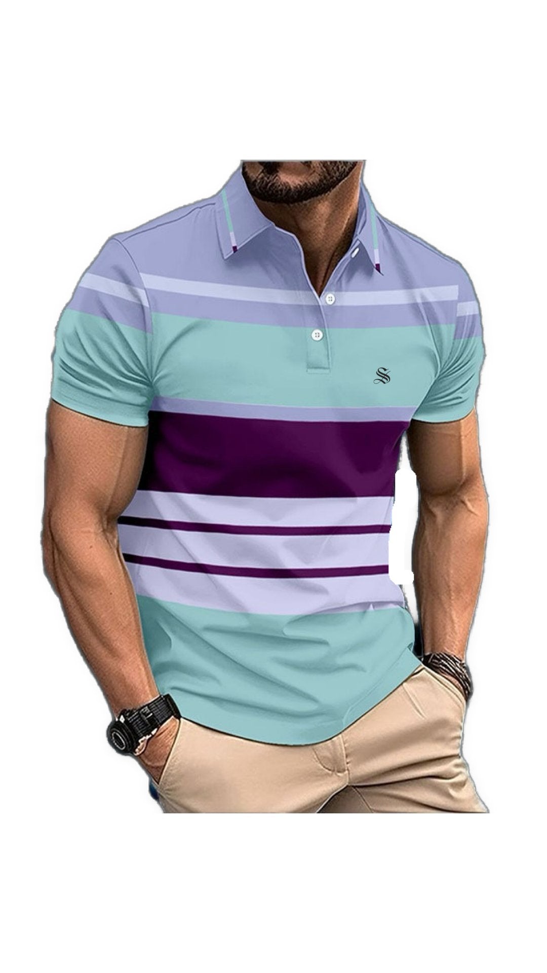 DTEE - Polo Shirt for Men - Sarman Fashion - Wholesale Clothing Fashion Brand for Men from Canada