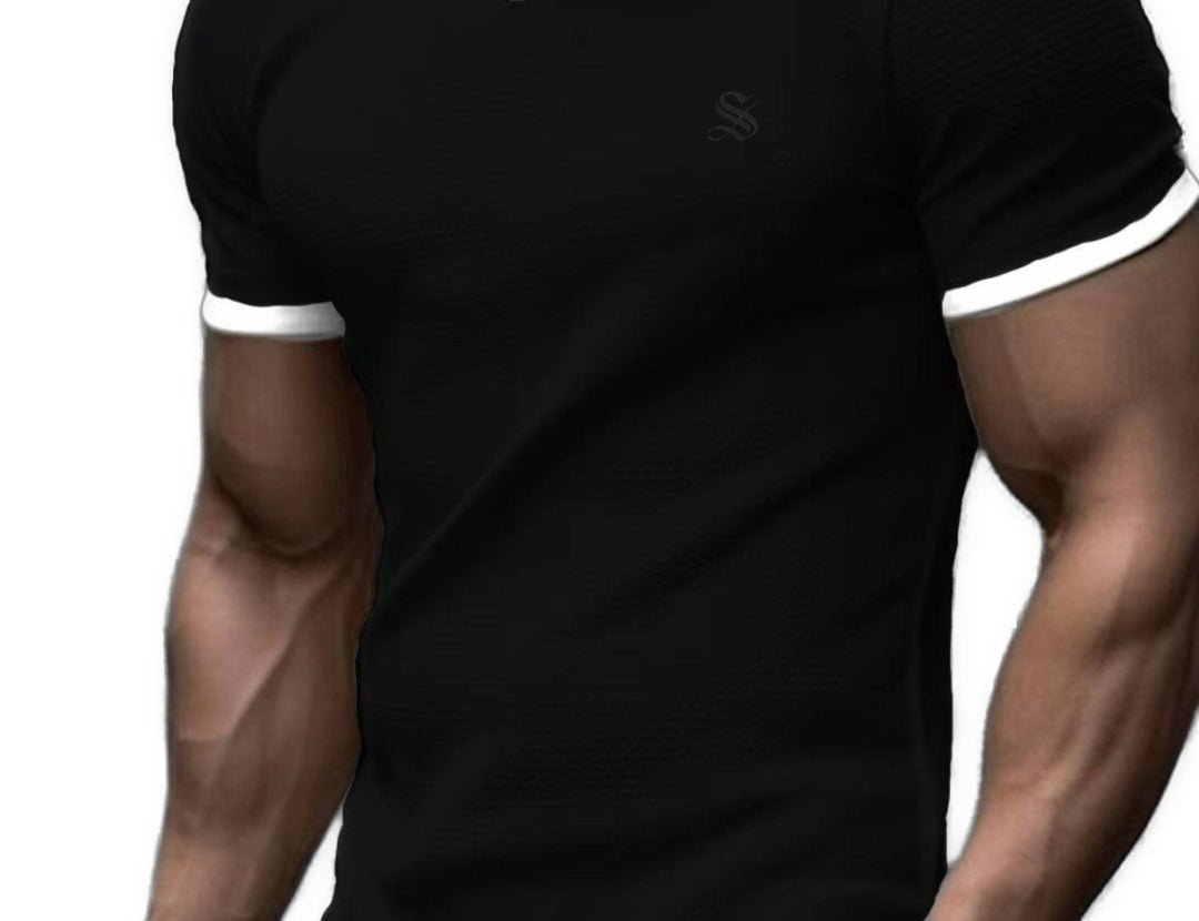 Dujiuana - V-Neck T-Shirt for Men - Sarman Fashion - Wholesale Clothing Fashion Brand for Men from Canada
