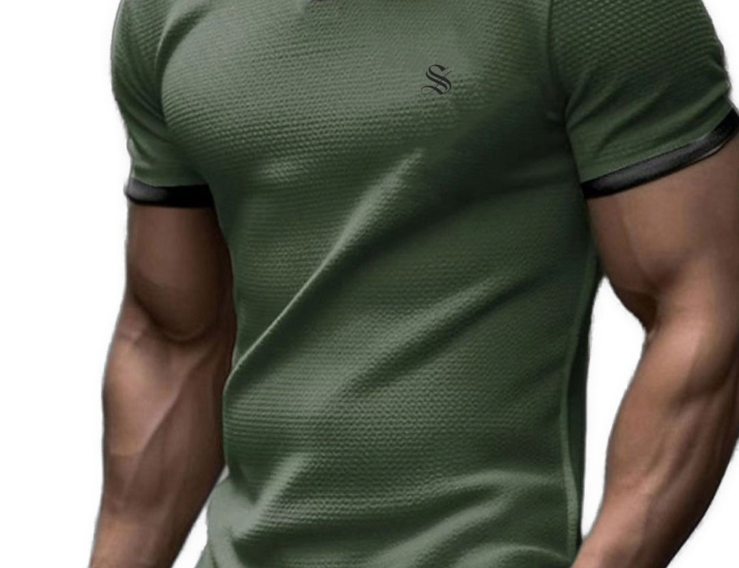 Dujiuana - V-Neck T-Shirt for Men - Sarman Fashion - Wholesale Clothing Fashion Brand for Men from Canada