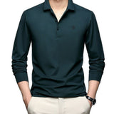 Dustin - Long Sleeves Polo Shirt for Men - Sarman Fashion - Wholesale Clothing Fashion Brand for Men from Canada