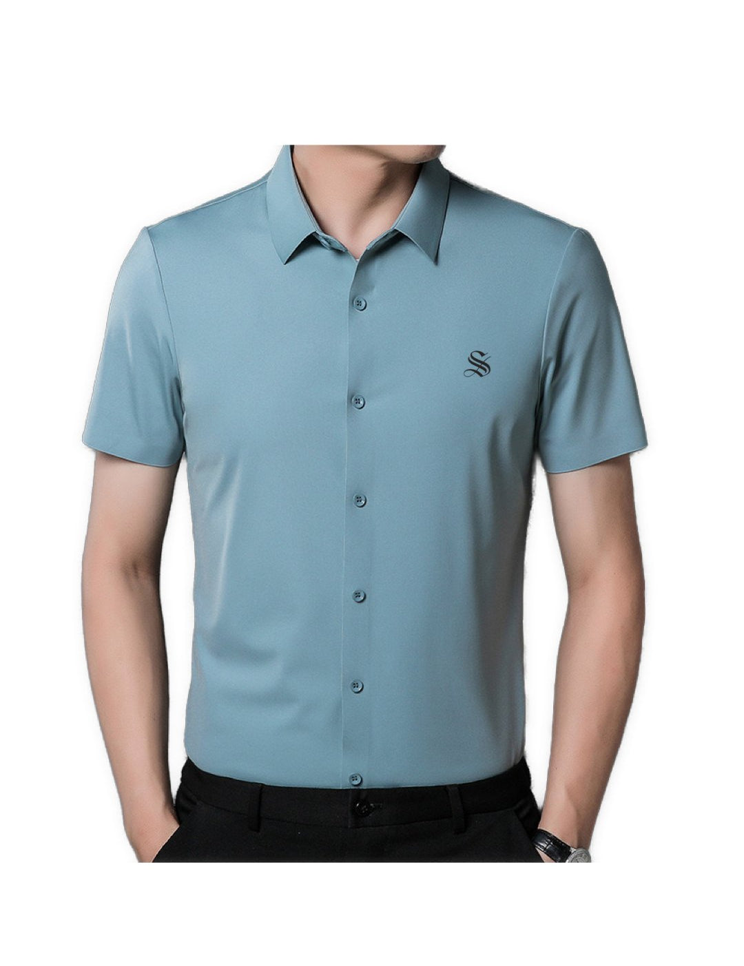 Edurto 2 - Short Sleeves Shirt for Men - Sarman Fashion - Wholesale Clothing Fashion Brand for Men from Canada