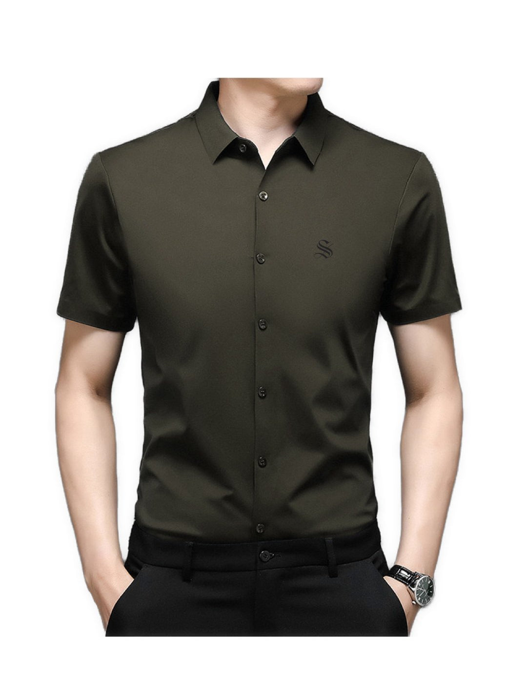 Edurto 2 - Short Sleeves Shirt for Men - Sarman Fashion - Wholesale Clothing Fashion Brand for Men from Canada