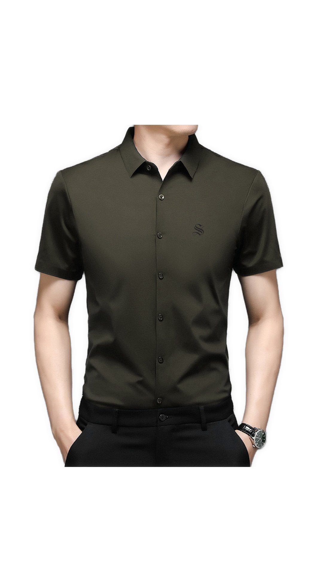 Edurto 2 - Short Sleeves Shirt for Men - Sarman Fashion - Wholesale Clothing Fashion Brand for Men from Canada