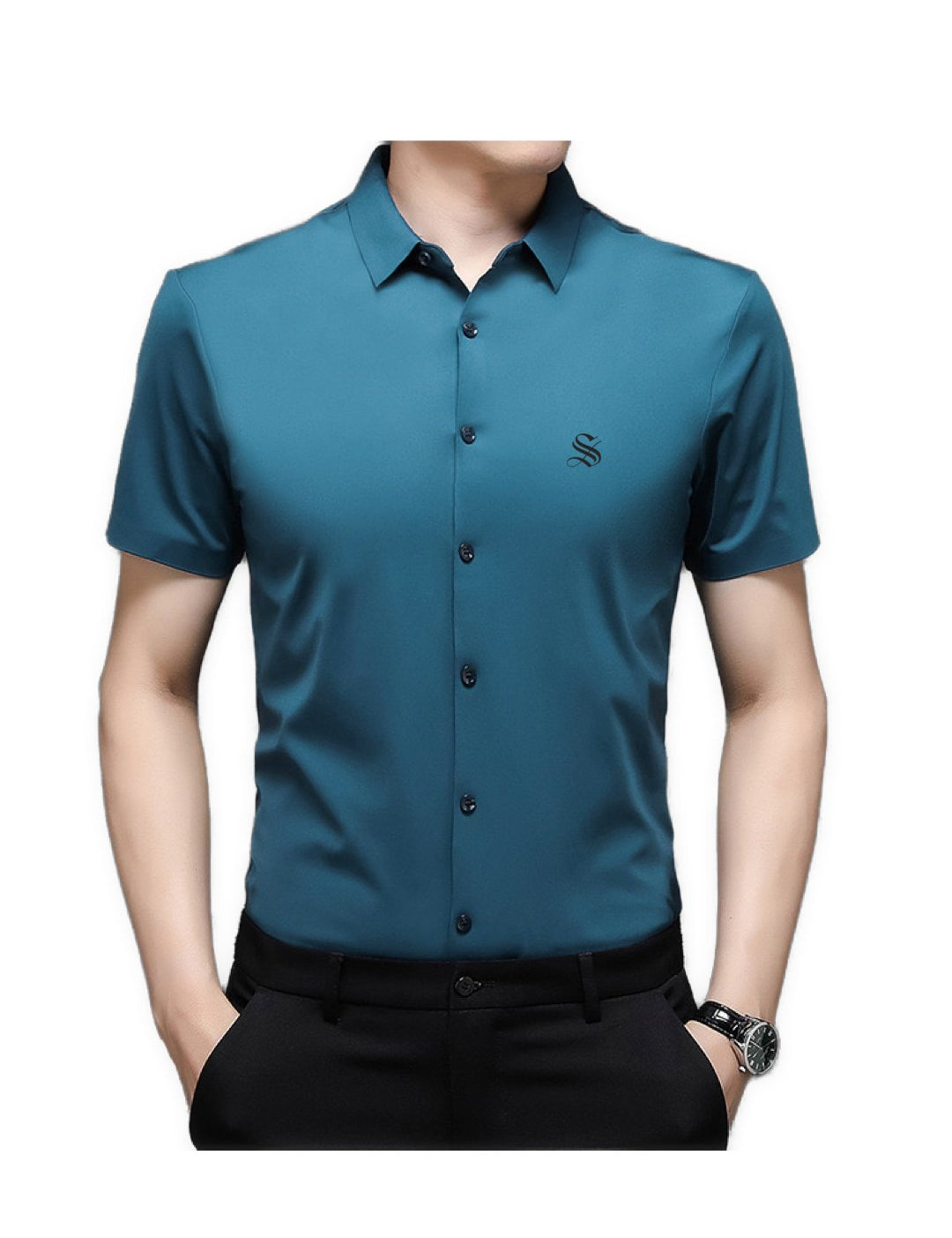 Edurto 2 - Short Sleeves Shirt for Men - Sarman Fashion - Wholesale Clothing Fashion Brand for Men from Canada