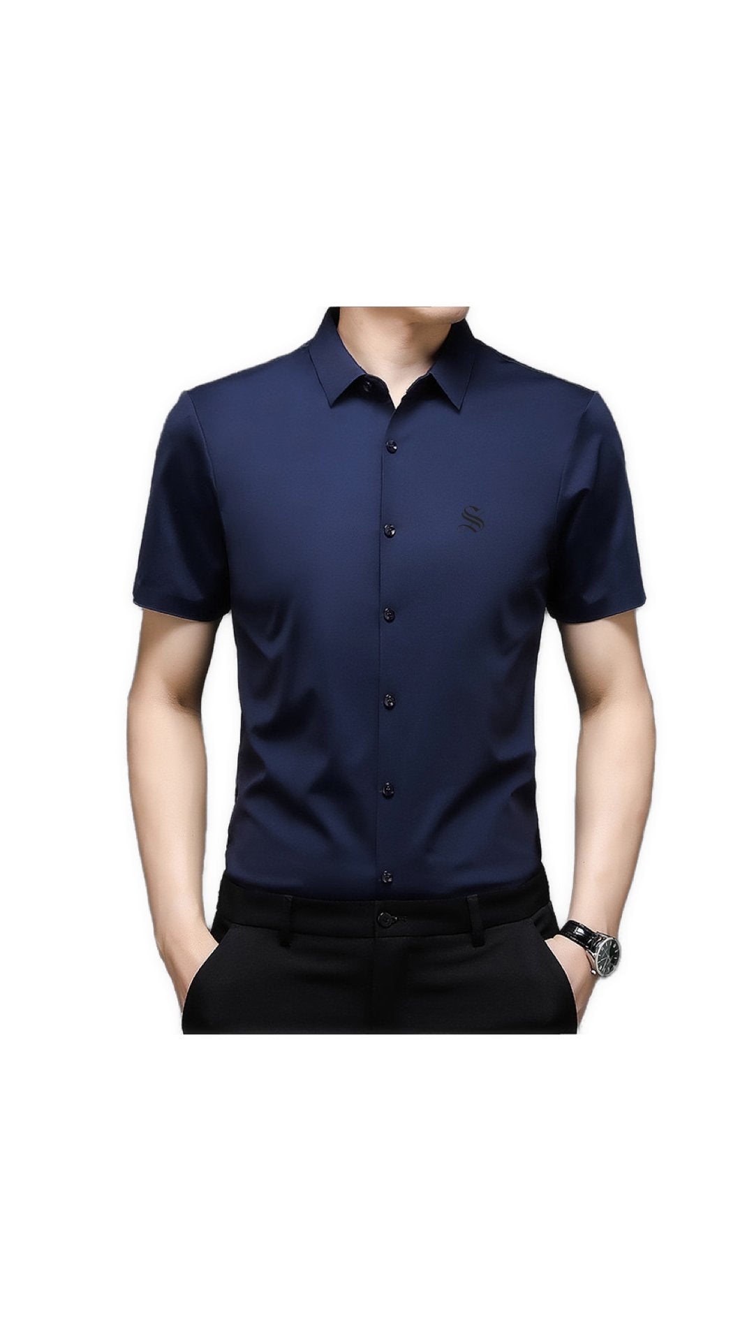 Edurto - Short Sleeves Shirt for Men - Sarman Fashion - Wholesale Clothing Fashion Brand for Men from Canada