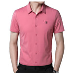 Edurto - Short Sleeves Shirt for Men - Sarman Fashion - Wholesale Clothing Fashion Brand for Men from Canada