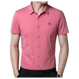 Edurto - Short Sleeves Shirt for Men - Sarman Fashion - Wholesale Clothing Fashion Brand for Men from Canada