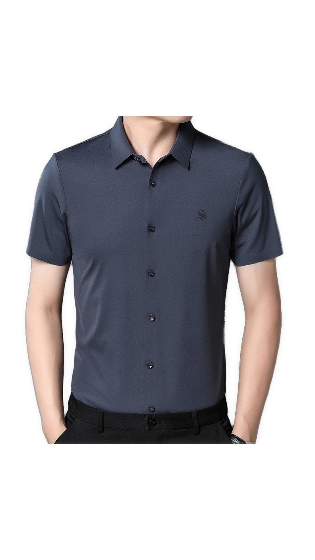 Edurto - Short Sleeves Shirt for Men - Sarman Fashion - Wholesale Clothing Fashion Brand for Men from Canada