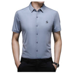 Edurto - Short Sleeves Shirt for Men - Sarman Fashion - Wholesale Clothing Fashion Brand for Men from Canada