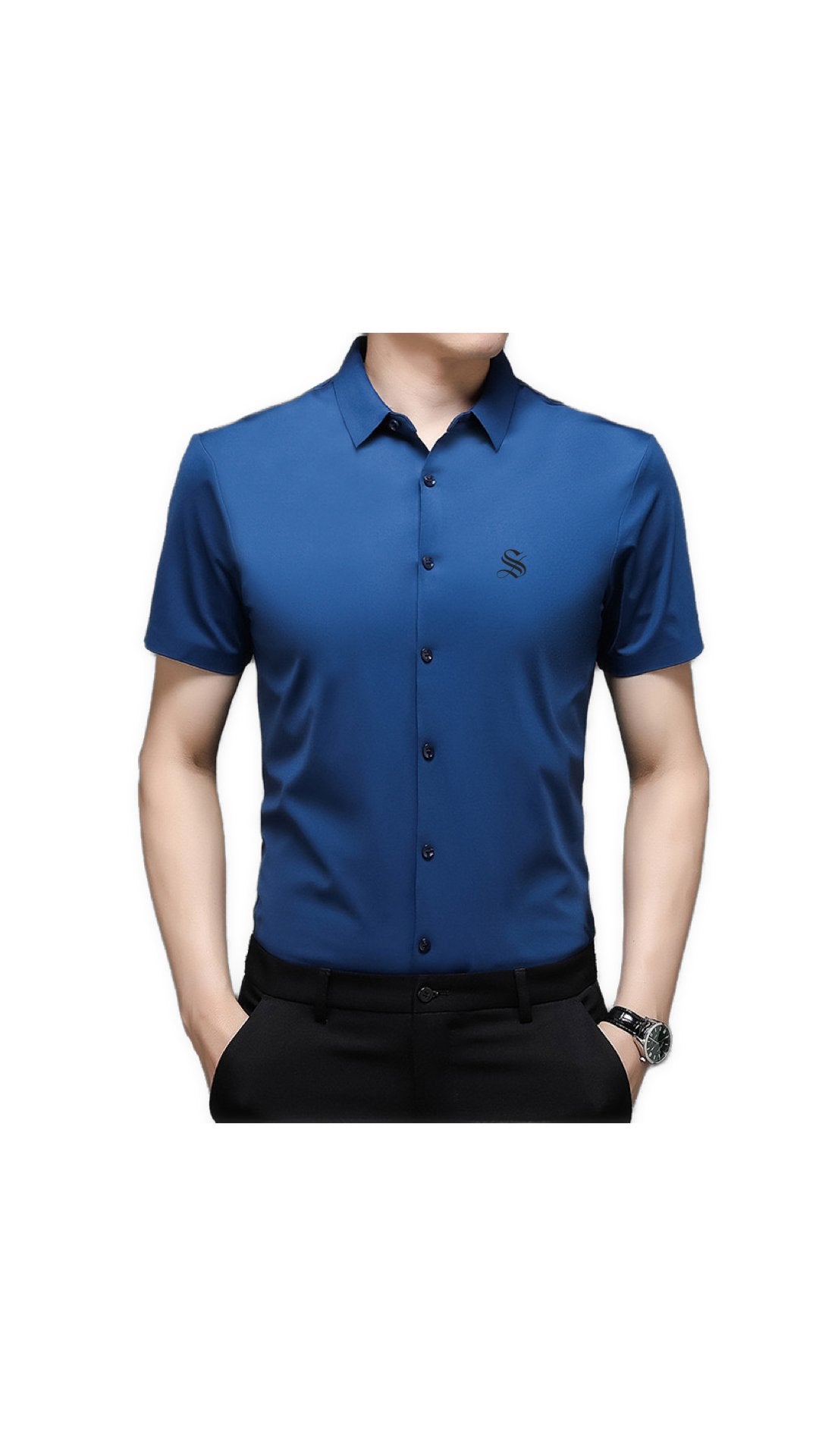 Edurto - Short Sleeves Shirt for Men - Sarman Fashion - Wholesale Clothing Fashion Brand for Men from Canada