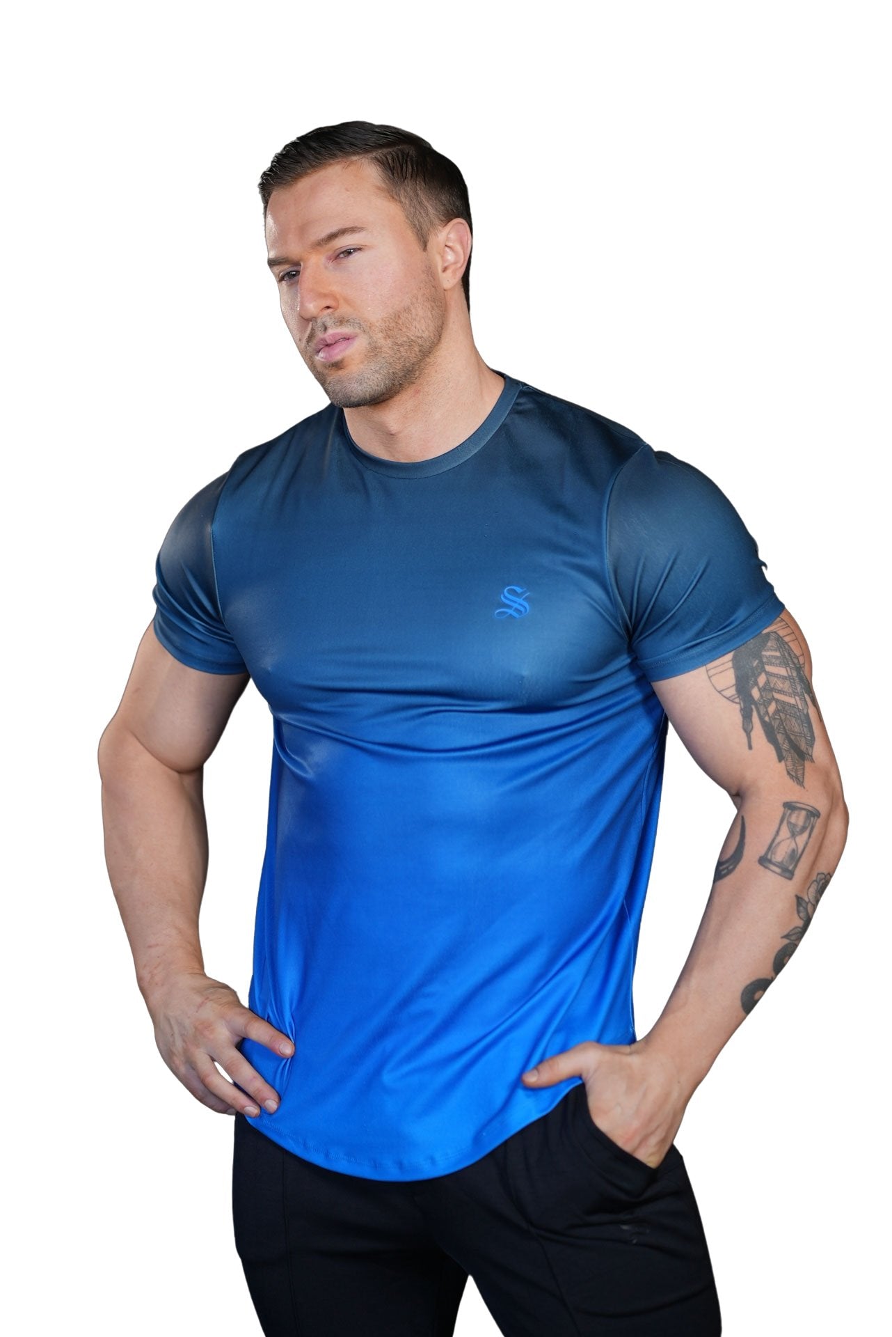 Eiffel - Blue T-Shirt for Men – Sarman Fashion - Wholesale Clothing ...