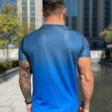 Eiffel - Blue T-Shirt for Men (PRE-ORDER DISPATCH DATE 25 DECEMBER 2021) - Sarman Fashion - Wholesale Clothing Fashion Brand for Men from Canada