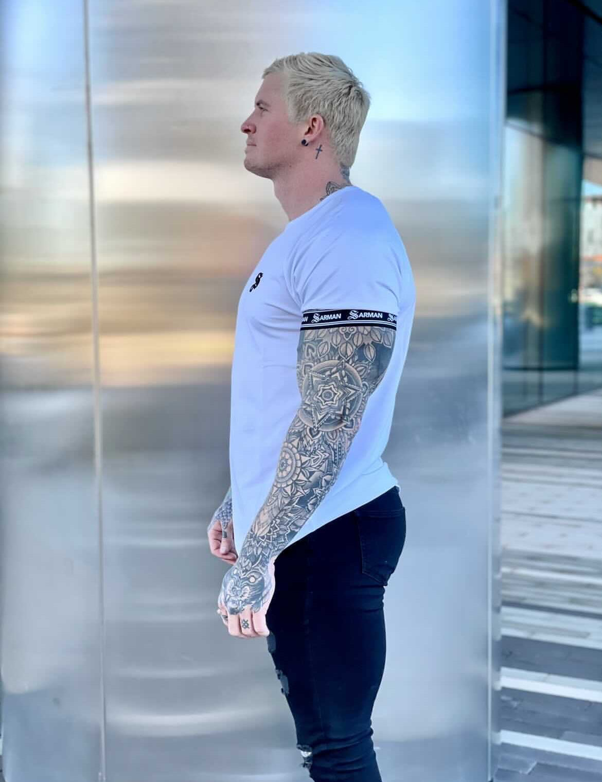 Epitome - White T-shirt for Men - Sarman Fashion - Wholesale Clothing Fashion Brand for Men from Canada