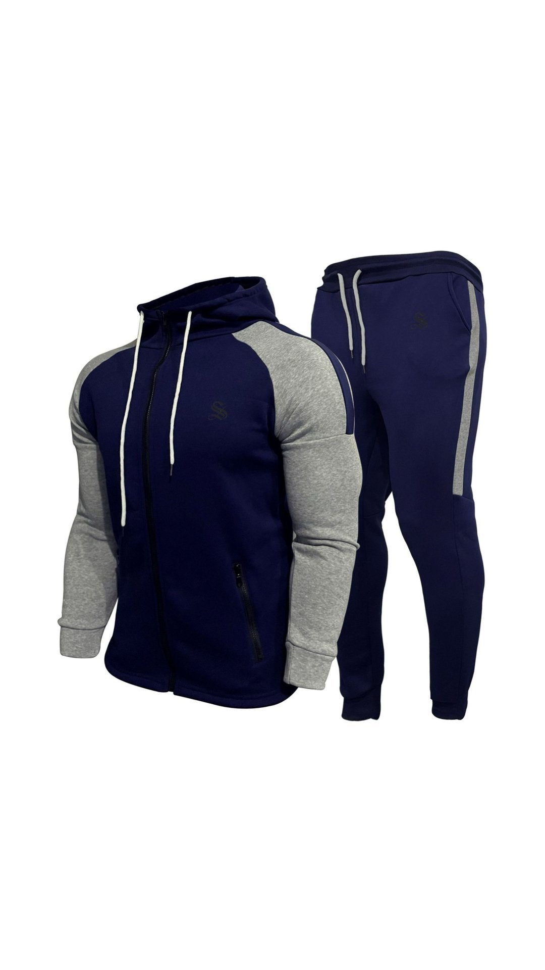 Eria 58 - Complete Set - Long Sleeves Hoodie & Joggers for Men - Sarman Fashion - Wholesale Clothing Fashion Brand for Men from Canada