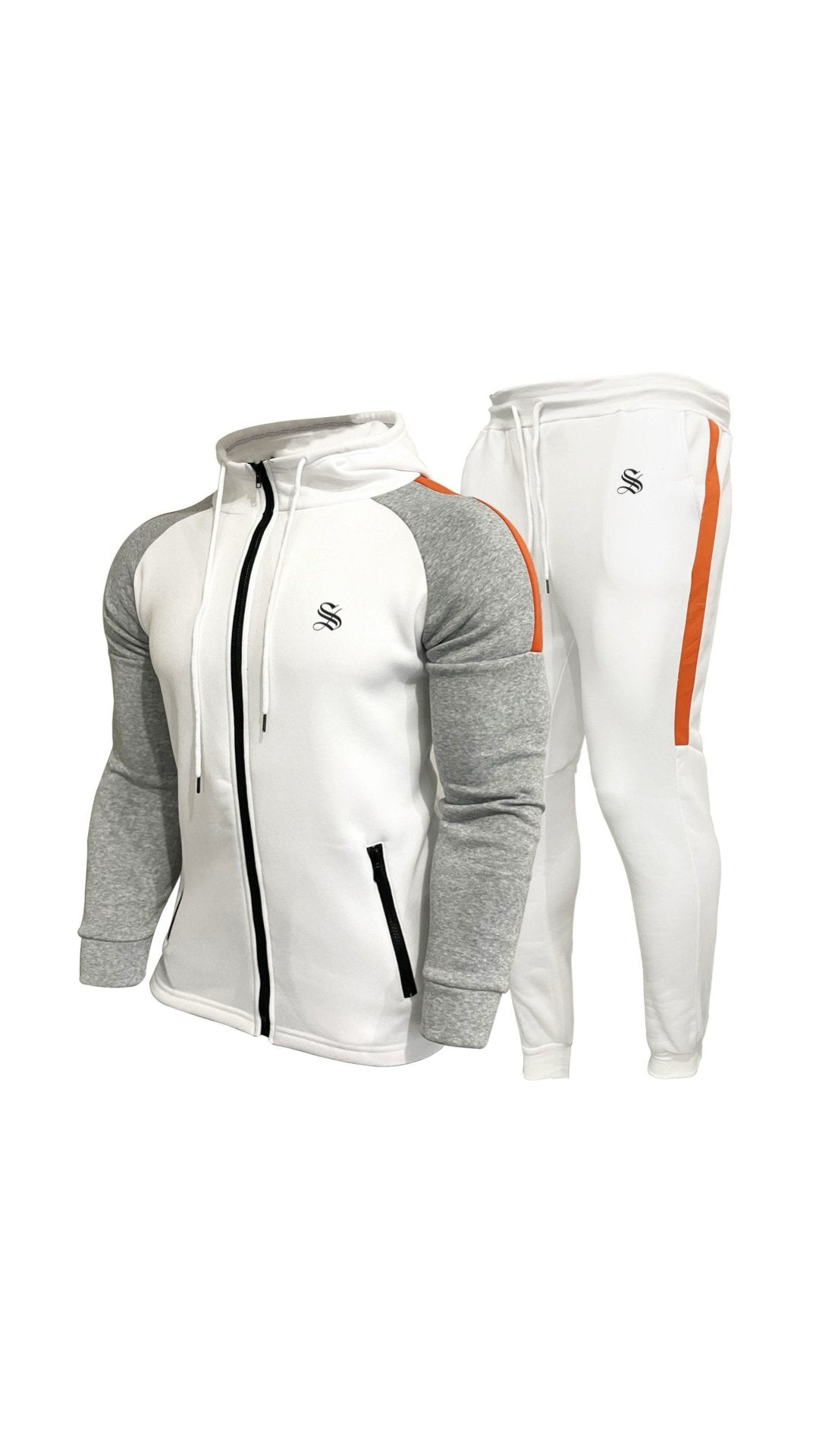 Eria 58 - Complete Set - Long Sleeves Hoodie & Joggers for Men - Sarman Fashion - Wholesale Clothing Fashion Brand for Men from Canada