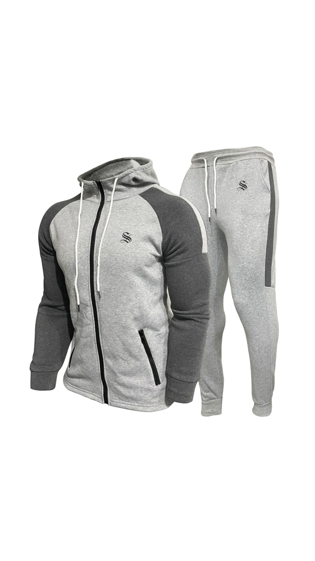 Eria 58 - Complete Set - Long Sleeves Hoodie & Joggers for Men - Sarman Fashion - Wholesale Clothing Fashion Brand for Men from Canada