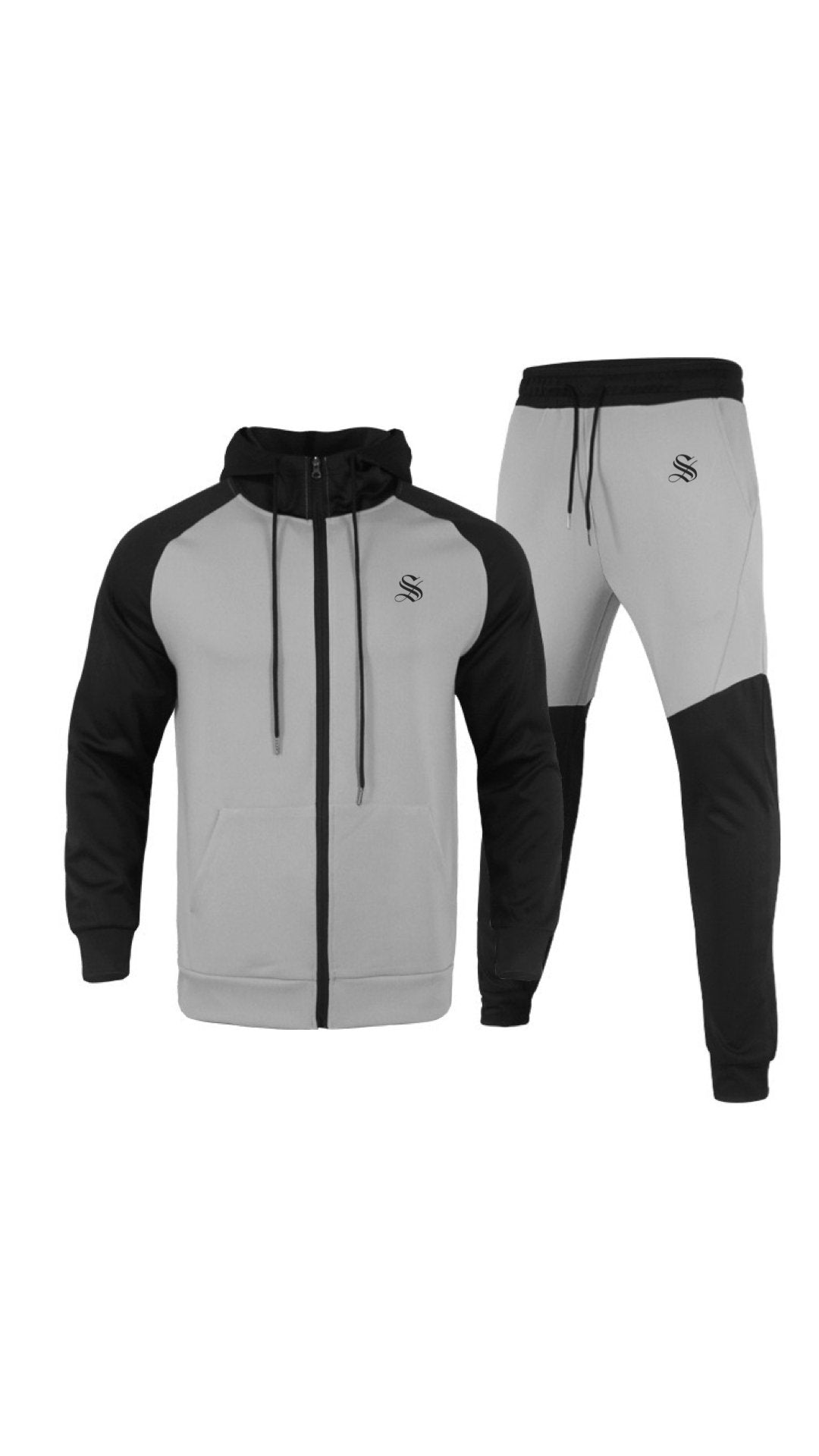 Eria 60 - Complete Set - Long Sleeves Hoodie & Joggers for Men - Sarman Fashion - Wholesale Clothing Fashion Brand for Men from Canada