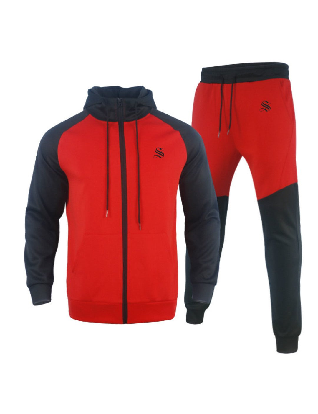 Eria 60 - Complete Set - Long Sleeves Hoodie & Joggers for Men - Sarman Fashion - Wholesale Clothing Fashion Brand for Men from Canada