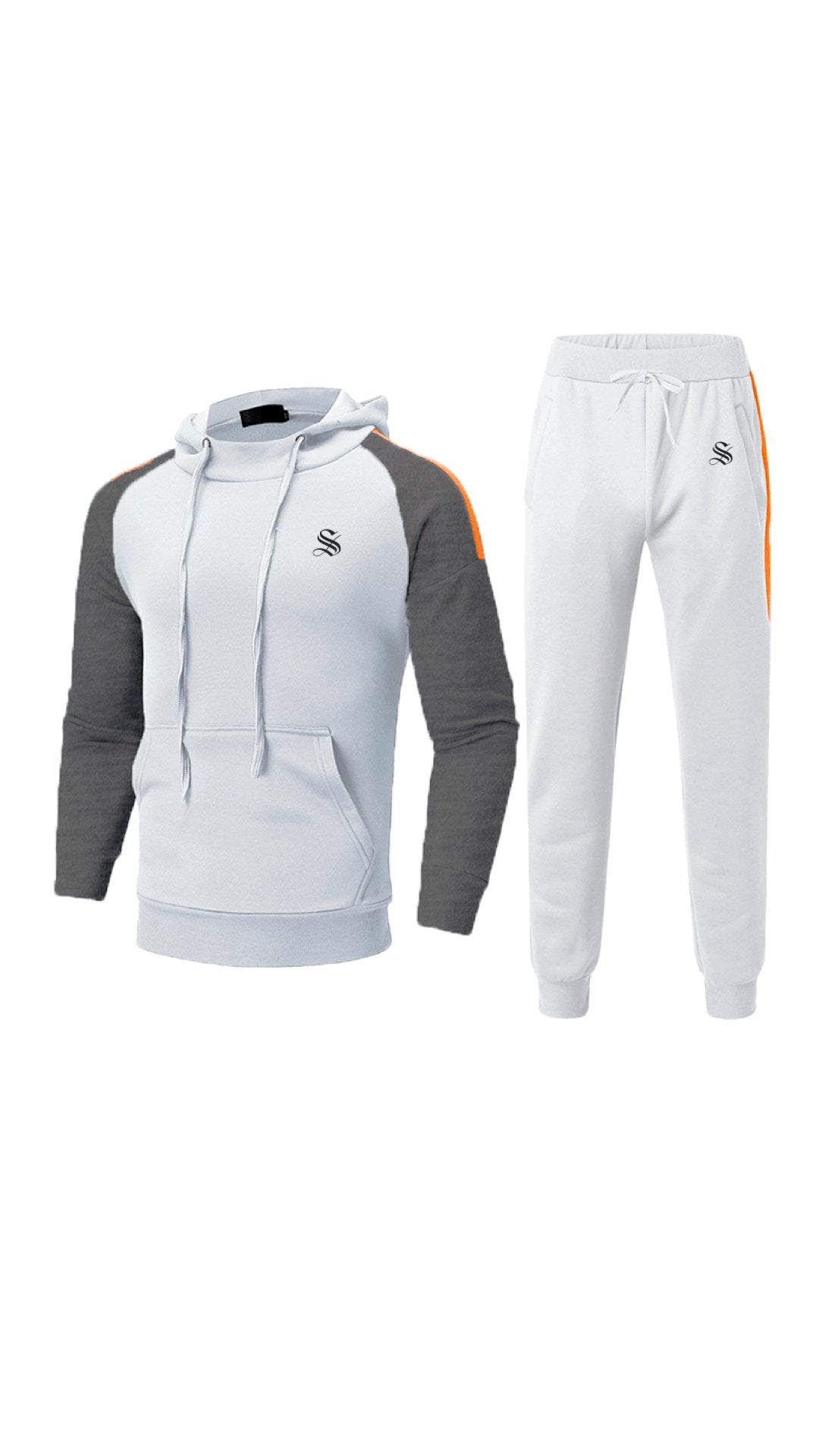 Eria 61 - Complete Set - Long Sleeves Hoodie & Joggers for Men - Sarman Fashion - Wholesale Clothing Fashion Brand for Men from Canada