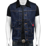 ERTY 4 - Sleeveless Jeans Jacket for Men - Sarman Fashion - Wholesale Clothing Fashion Brand for Men from Canada