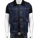 ERTY 4 - Sleeveless Jeans Jacket for Men - Sarman Fashion - Wholesale Clothing Fashion Brand for Men from Canada